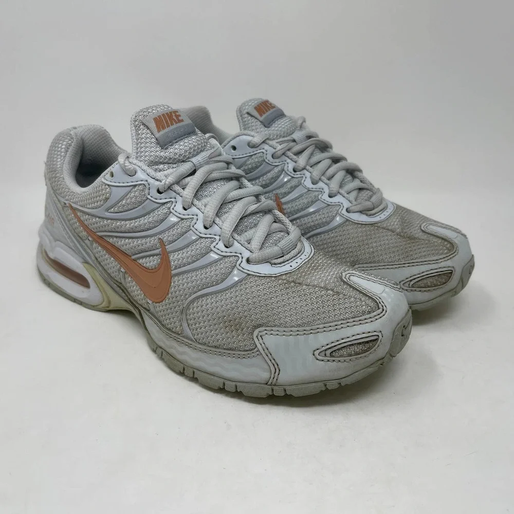 Nike Air Max Torch 4 Sneakers Womens 8 White Platinum Rose‎ 442:K.4.2